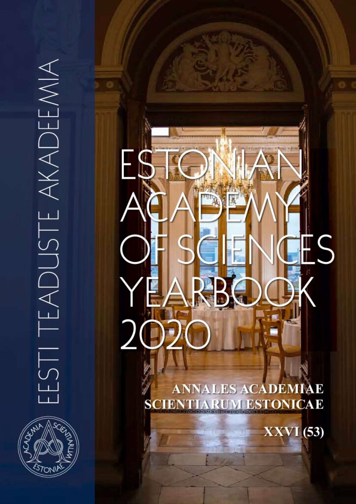 ESTONIAN ACADEMY OF SCIENCES YEAR BOOK 2020, XXVI (53) - Estonian ...